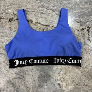 Juicy Couture Vibrant Blue Sports Bra XL Padded cups